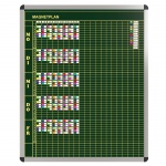 Klassen-Plantafel, 10 Stunden Mo-Fr, für 20 Klassen, 103x97 cm, 